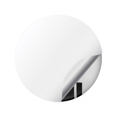 Nissan Wheel Silicone Stickers for Center Cap Grey Black