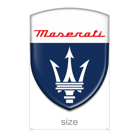 Maserati Tuning Emblem Racing Edition Classic Design 