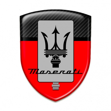 Maserati Emblem Interior Red Black Edition 