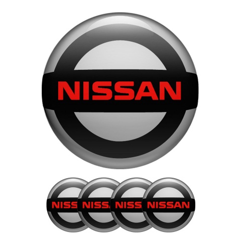 Nissan Wheel Silicone Emblems Center Cap Modern Style 