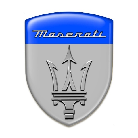 Maserati Silicone Shield Grey Blue Design 