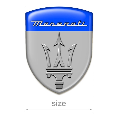 Maserati Silicone Shield Grey Blue Design 