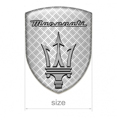 Maserati Self Adhesive Emblem Logo Mesh Design Version 