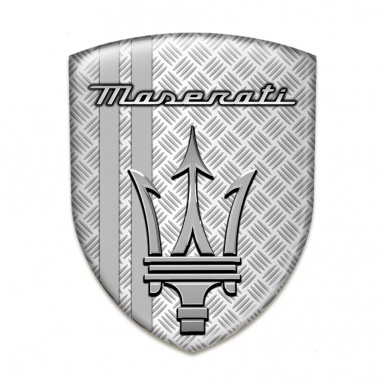 Maserati Resin Sticker Mesh Design Grey Lines Variante 