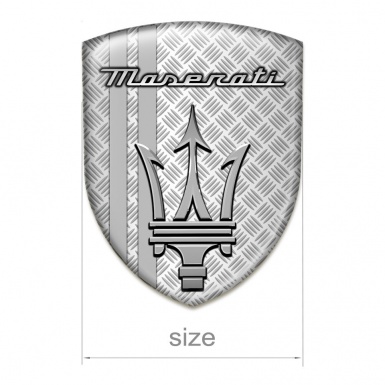 Maserati Resin Sticker Mesh Design Grey Lines Variante 