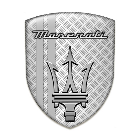 Maserati Resin Sticker Mesh Design Grey Lines Variante 