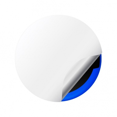 Nissan Wheel Emblems Center Cap Modern Style Blue