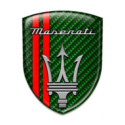 Maserati Silicone Shield Green Carbon Red Lines Version 