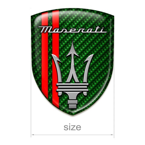 Maserati Silicone Shield Green Carbon Red Lines Version 