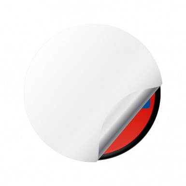 Nissan Wheel Silicone Stickers Center Cap Red Style