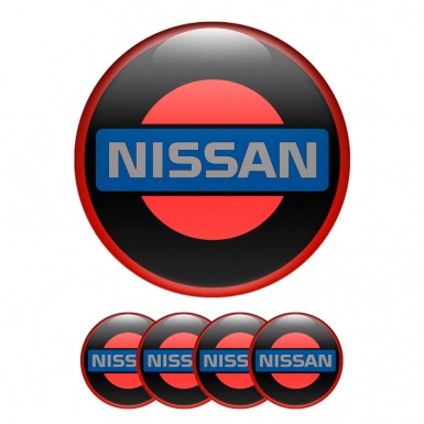 Nissan Wheel Silicone Stickers Center Cap Old Style