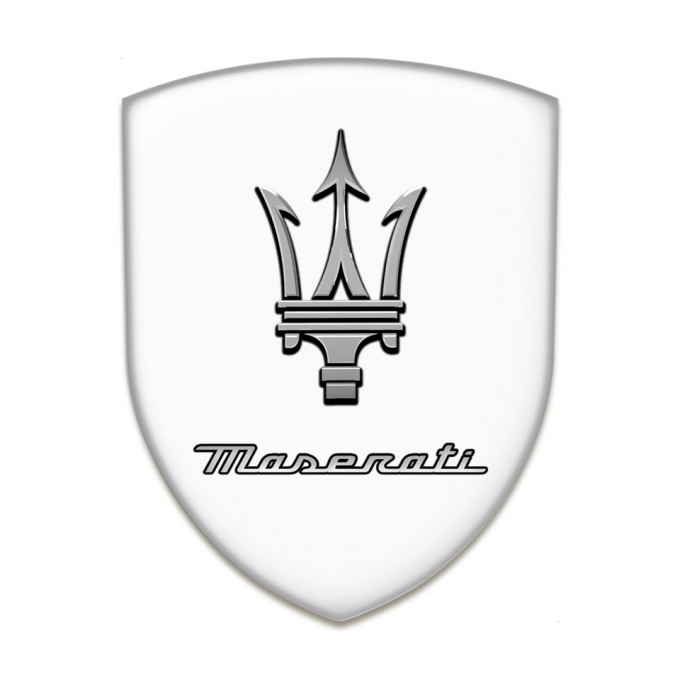 Maserati Emblem Exterior Stylish white Edition 