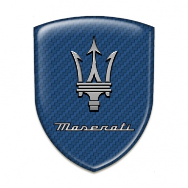 Maserati Emblem Interior Navy Blue Carbon edition 