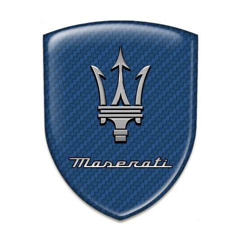 Maserati Emblem Interior Navy Blue Carbon edition 
