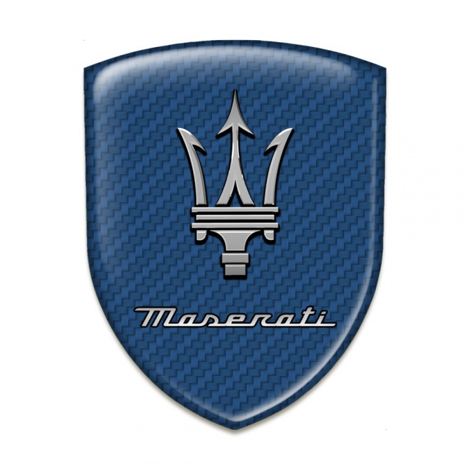 Maserati Emblem Interior Navy Blue Carbon edition 