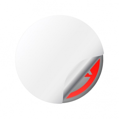 Ford Shelby Cobra Wheel Emblems Center Cap Grey Red