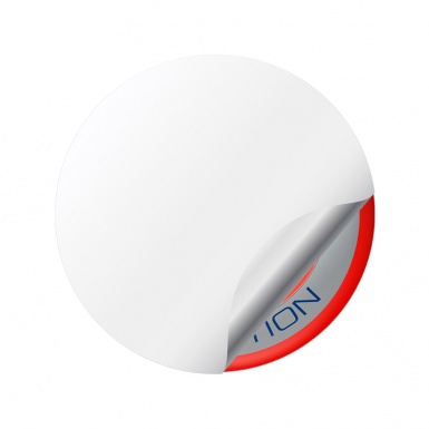 Ford Shelby Cobra Wheel Stickers Center Cap Red Ring