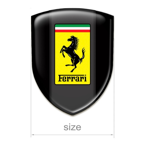 Ferrari Silicone Shield Black Design Classic Logo 