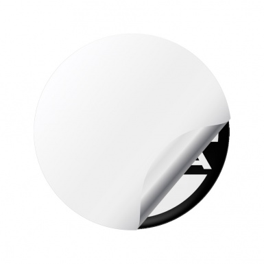 Ford Shelby Cobra Wheel Emblems Center Cap White Black