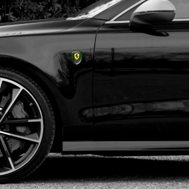 Ferrari Resin Sticker Green Carbon Version 