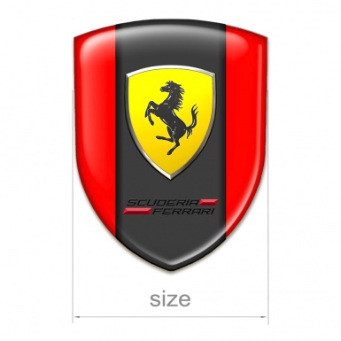 Ferrari Silicone Badge Red print Scuderia edition 