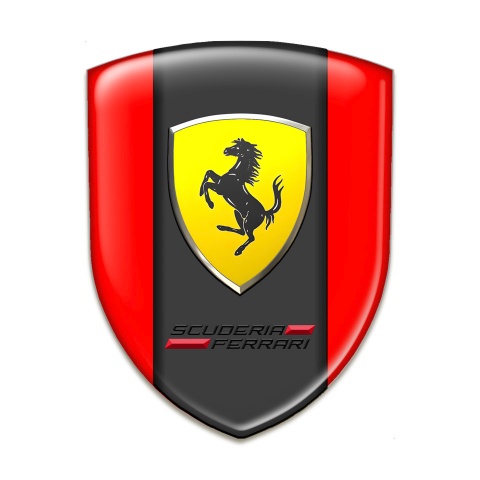 Ferrari Silicone Badge Red print Scuderia edition 