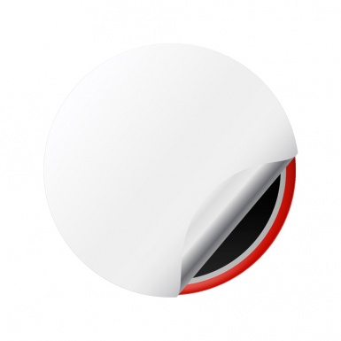 Ford Wheel Emblems Center Cap Black Red Ring