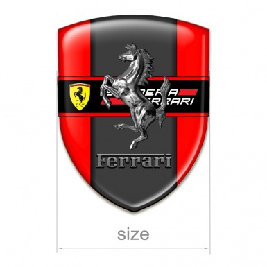 Ferrari Car Interior Badge Red Print New Logo Design 