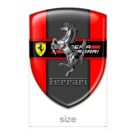 Ferrari Car Interior Badge Red Print New Logo Design 