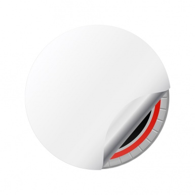 Ford Wheel Emblems Center Cap Black 3D Ring