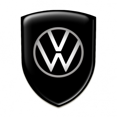 VW Silicone Badge Racing Edition Black Design 