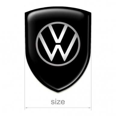VW Silicone Badge Racing Edition Black Design 