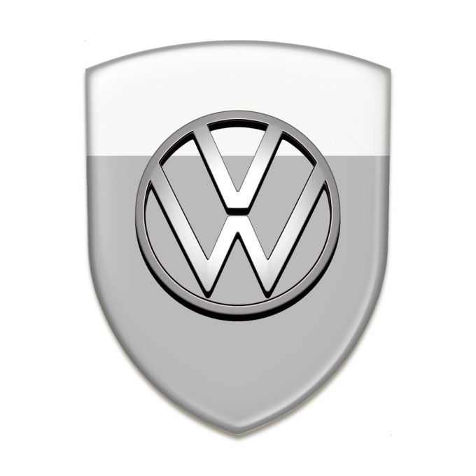 VW Emblem Interior  High Quality Grey White Design 