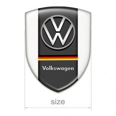 VW Silicone Shield White Background German Flag edition 