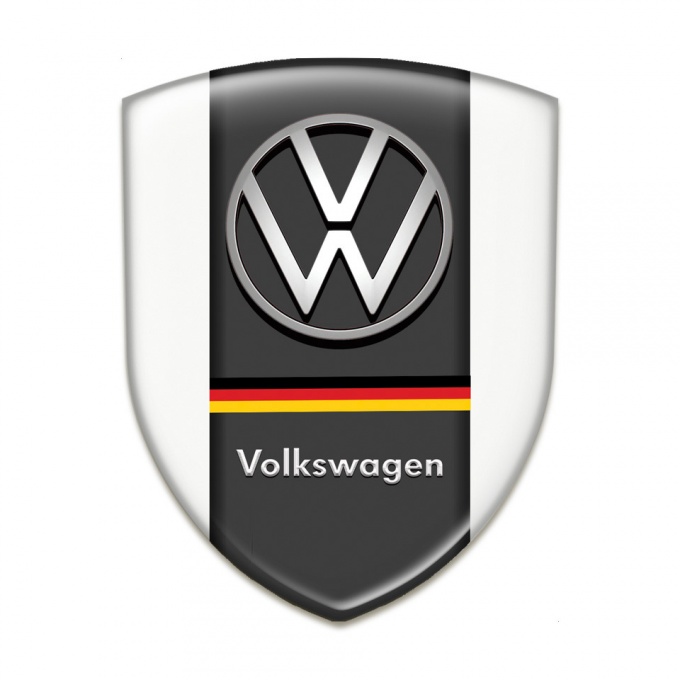 VW Silicone Shield White Background German Flag edition 