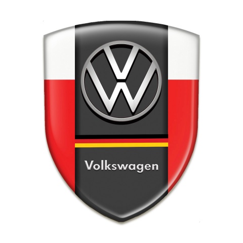 VW Silicone Shield Rede White Background German Flag Edition 