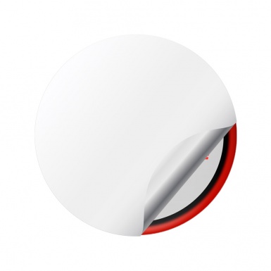 Ford Performance Wheel Emblems Center Cap Red Ring