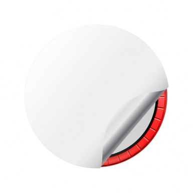 Ford Performance Wheel Stickers for Wheel Center Cap Red Ring