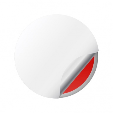 Ford Wheel Stickers for Wheel Center Cap Red