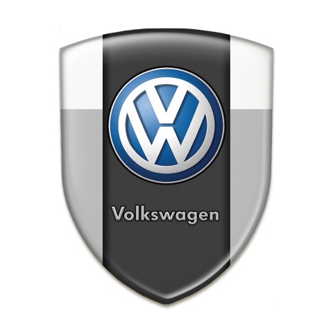 VW Silicone Shield Grey White Print Classic Logo Style 