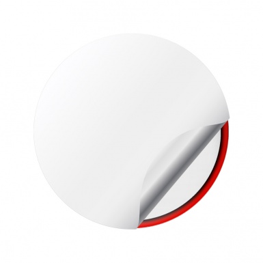 Tesla Wheel Emblems for Center Cap Shadow Logo
