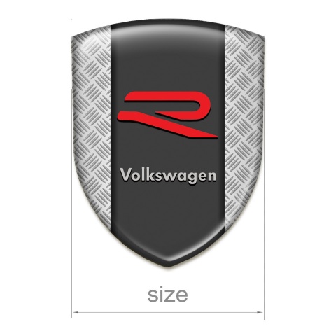 VW Silicone Shield Mesh Effect Base R Logo 