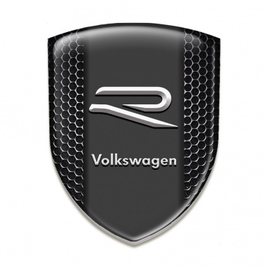 VW Resin Sticker High Quality  Perforated Steel R Design 
