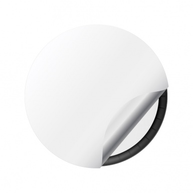 Tesla Wheel Silicone Stickers for Center Cap Shadow Logo