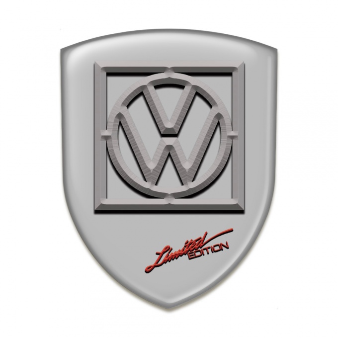 VW Silicone Shield Grey Print Frame Logo Limited Edition Style 