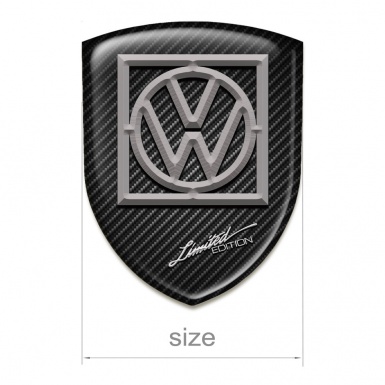 VW Car Accessories Badge Black Carbon Design Limited Edition style 
