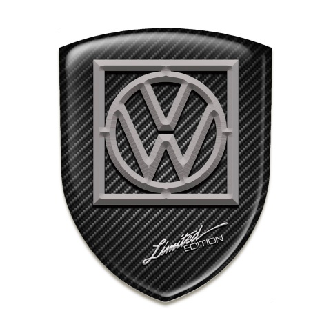VW Car Accessories Badge Black Carbon Design Limited Edition style 