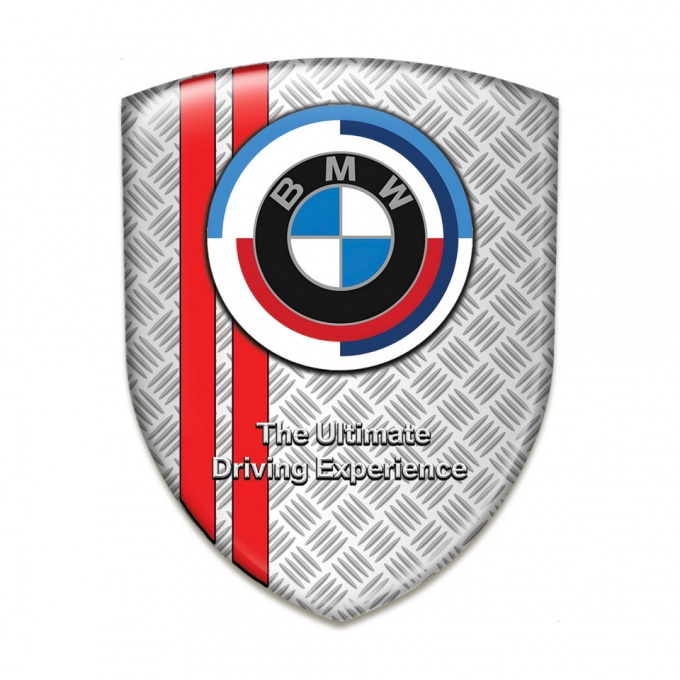 BMW Tuning Emblem MKesh Effect with Red Lines Background New Logo Style 