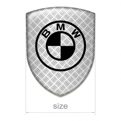BMW Emblem Exterior Mesh Effect Base Black Logo 
