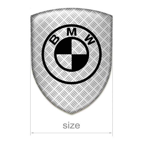 BMW Emblem Exterior Mesh Effect Base Black Logo 